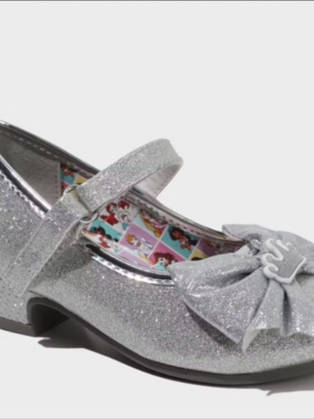 EUC Toddler Girls' Disney Mary Jane GLITTER Heels SIZE 12